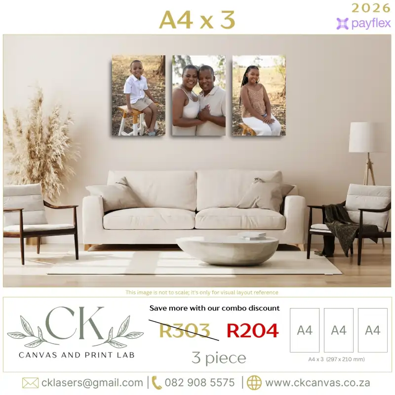 3 PIECES - A4