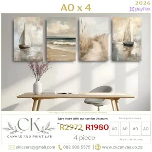 4 PIECES - A0