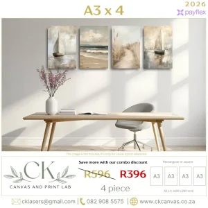 4 PIECES - A3